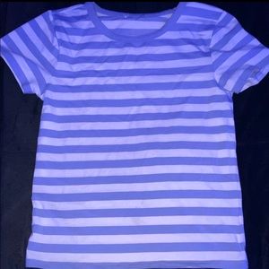 Blue striped shirt